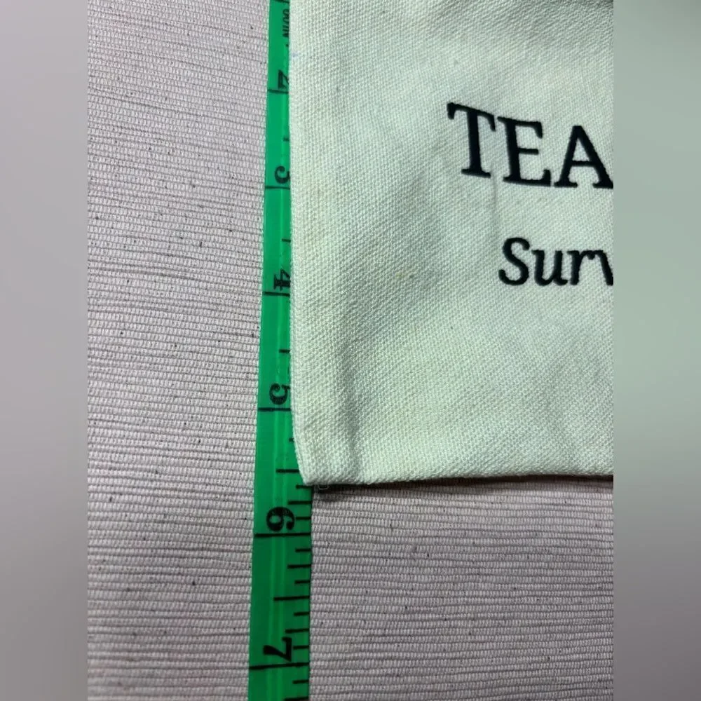 New! Teacher Survival Kit Canvas Pouch Pencil Bag See Pics For Size